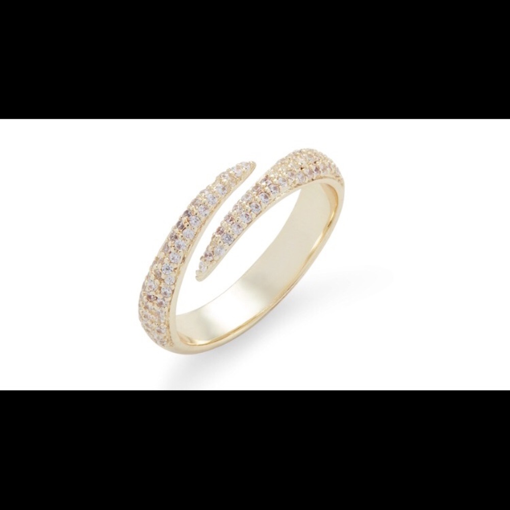 10k white gold ring